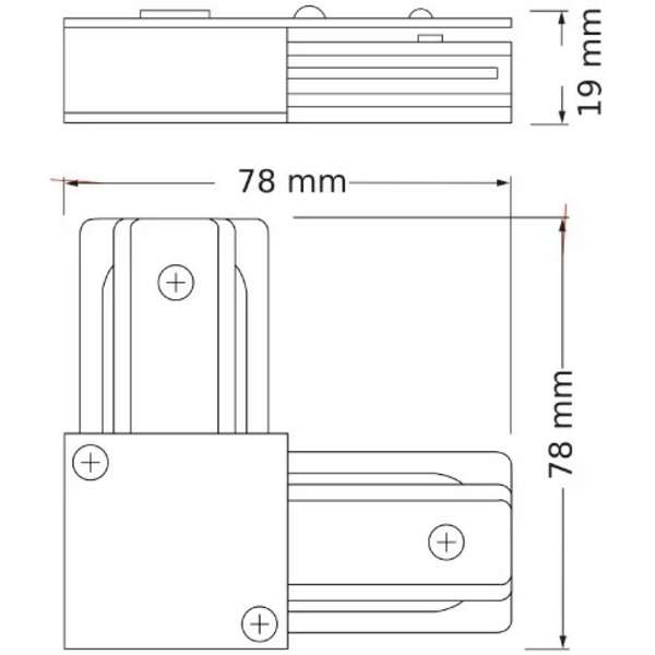 OSRAM  Konektor za sine TIP L,beli