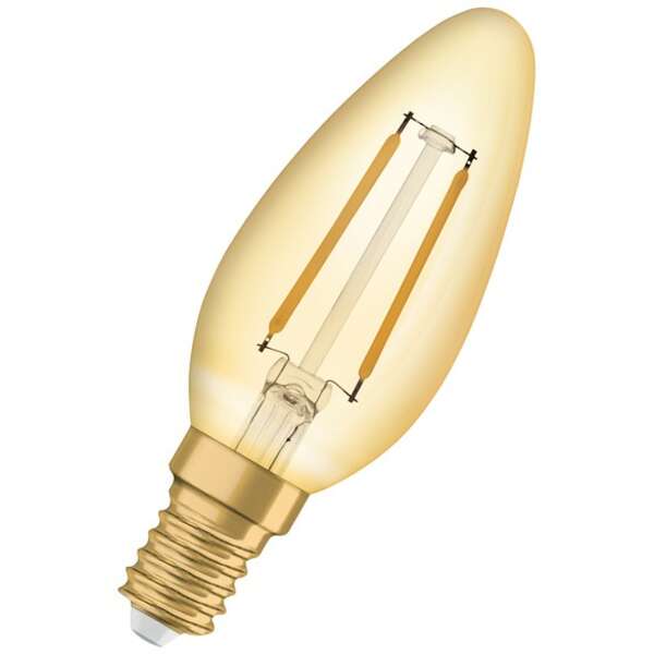 OSRAM Vintage 1906 LED  GOLD 22 2.5W/824 E14