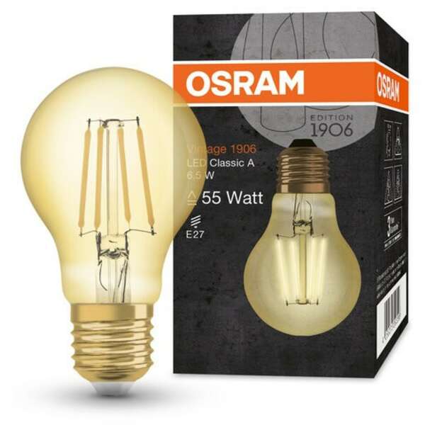 OSRAM Vintage 1906 LED  GOLD 50 6,5W 2400 E27