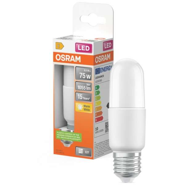OSRAM  led  stap 75W 2700k E27 mutna