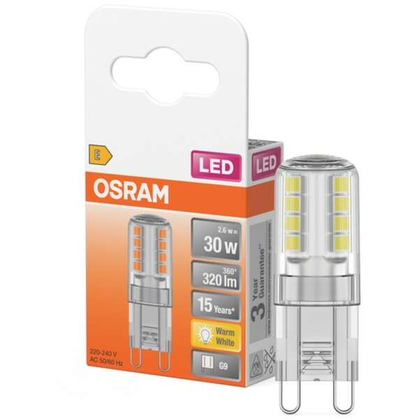 OSRAM  LED ubodna sijalic 2,6W G9 230V 2700K 320LM