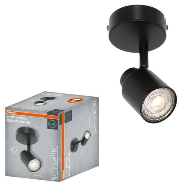 OSRAM  LED Spot lampa Primal 1XGU10 RD,crna