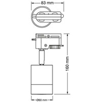 OSRAM  Spot lampa Luxe GU10, bela-zlatna