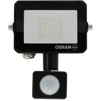 OSRAM  FL reflektor LUX senzor 10W 3000K IP65 crni