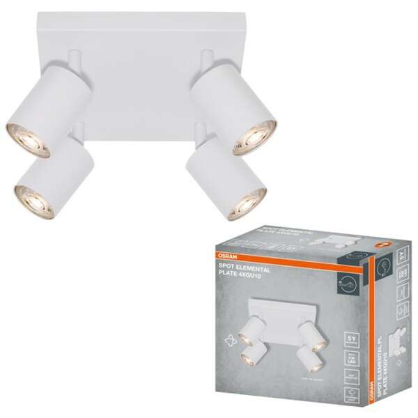 OSRAM  LED Spot lampa Elemental PL 4XGU10,bela
