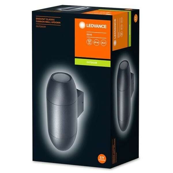 LEDVANCE  OUTDOOR top na dole grlo GU10 tamno sivi