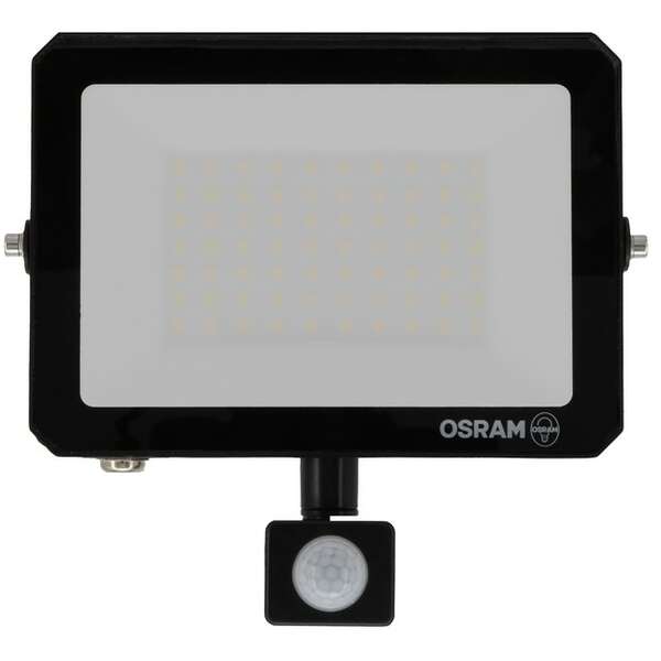 OSRAM  FL reflektor LUX senzor 50W 3000K IP65 crni