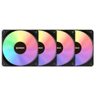 RAIDMAX 4x120mm kit Black Infinity ARGB NV-X120FBDC4