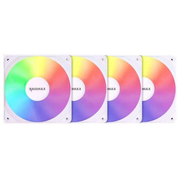 RAIDMAX 4x120mm kit Infinity X-Air White ARGB NV-X120FWDC4