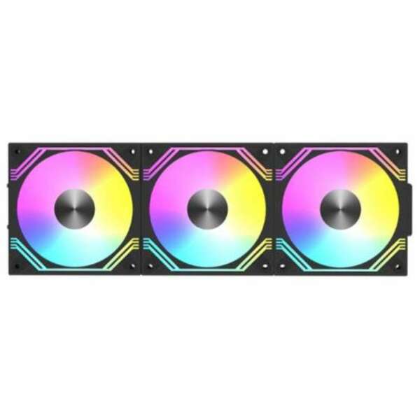 RAIDMAX 3in1 120mm Modular Combo kit Black NV-MD120FBP3