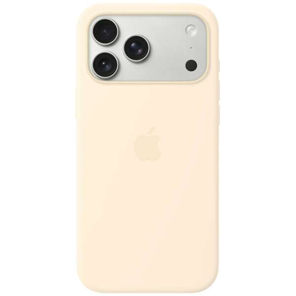 APPLE iPhone 17 Pro Max Silicone Case with MagSafe - Vanilla (SEASONAL) mhw54zm/a