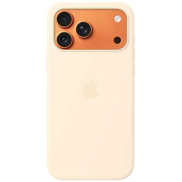 APPLE iPhone 17 Pro Max Silicone Case with MagSafe - Vanilla (SEASONAL) mhw54zm/a