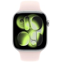 APPLE Watch 46mm Sport Band: Soft Pink Sport Band - S/M (SEASONAL) mhyf4zm/a