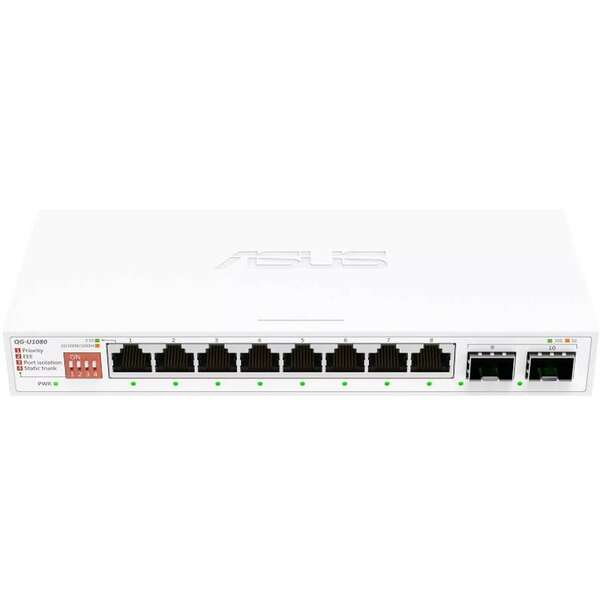 ASUS QG-U1080 8-port + 2-port 10G