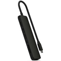 SATECHI 7-in-1 USB-C Slim Multiport Adapter with Ethernet - Black
