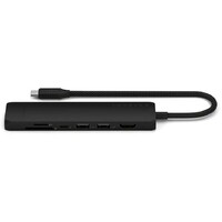 SATECHI 7-in-1 USB-C Slim Multiport Adapter with Ethernet - Black