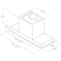 ELICA HIDDEN ADV PLUS @ IX/A/52
