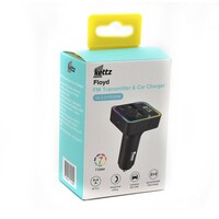 KETTZ FM Transmiter i Punjac Paya – 2×USB QC3.1 + Type-C, LED