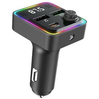 KETTZ FM Transmiter i Punjac Floyd – 2×USB QC3.0 + Type-C PD30W, LED