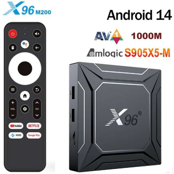 GEMBIRD GMB-X96 M200 4/64GB smart TV box