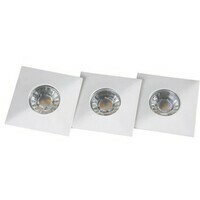 RABALUX Randy spot 3xfixLED 4W,square,bela,IP44
