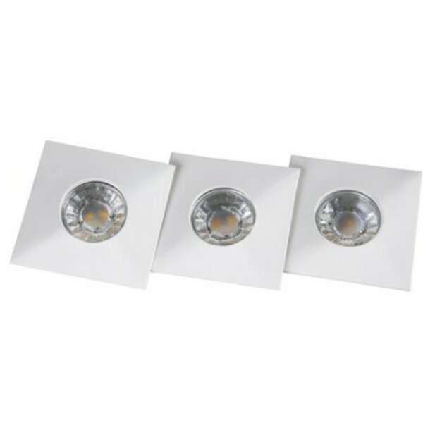 RABALUX Randy spot 3xfixLED 4W,square,bela,IP44