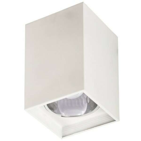 RABALUX Maddox, nadgradni top beli, E27, visina 19cm, sirina 14x14cm
