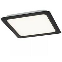 RABALUX Shaun, ugradni LED panel crni 12W 1035lm 4000K, cetvrtast 15x15cm