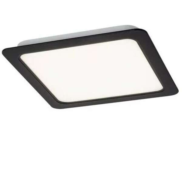 RABALUX Shaun, ugradni LED panel crni 12W 1035lm 4000K, cetvrtast 15x15cm