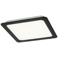 RABALUX Shaun, ugradni LED panel crni 24W 2300lm 4000K, cetvrtast 22x22cm