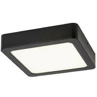 RABALUX Shaun, nadgradni LED panel crni 24W 2300lm 4000K, cetvrtast 22x22cm