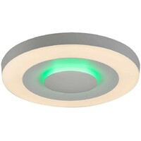 RABALUX Calvin, RGB plafonjera sa daljinskim, LED 40W, 3000-6000K, dimabilna, precnik 50cm