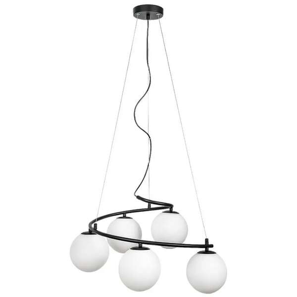 RABALUX Aslan,ind.Pend.E14 C37 5xMAX 5W,m.black