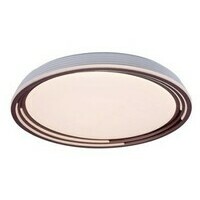 RABALUX Valter, LED plafonjera dimabilna, 36W, 3000K, braon/bela, precnik 52cm