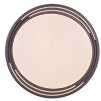 RABALUX Valter, LED plafonjera dimabilna, 36W, 3000K, braon/bela, precnik 52cm