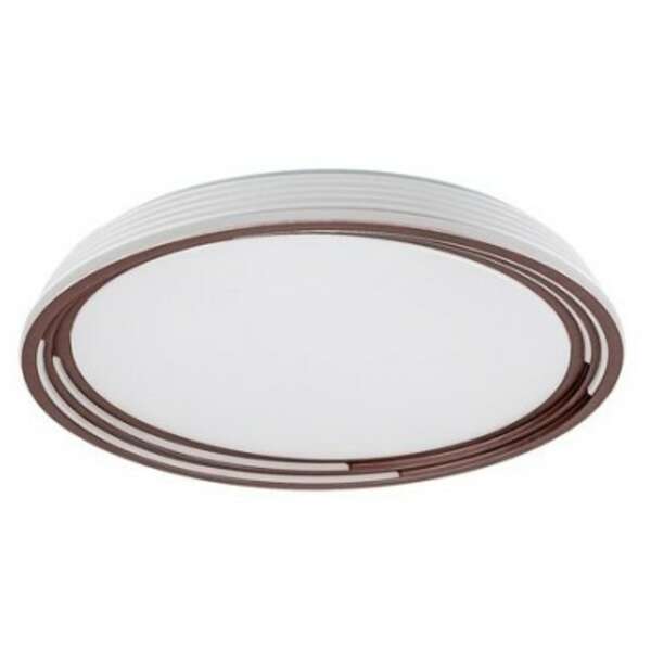 RABALUX Valter, LED plafonjera dimabilna, 36W, 3000K, braon/bela, precnik 52cm