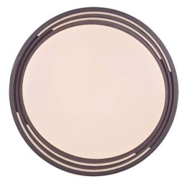 RABALUX Valter, LED plafonjera dimabilna, 36W, 3000K, braon/bela, precnik 52cm
