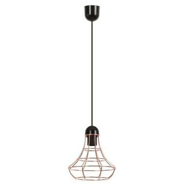 RABALUX Ramsey pendant E27 max 60W copper/black
