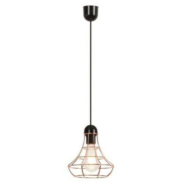 RABALUX Ramsey pendant E27 max 60W copper/black