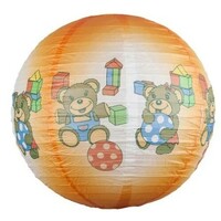 RABALUX Sweet ball, papirna visilica oragne medvedic D40 cm (bez kabla i sijalicnog grla)