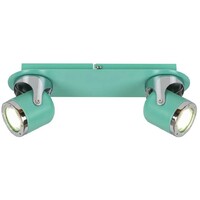 RABALUX April, spot, GU10 2X MAX 5W, menta, IP20, metal, dimenzije 120x320mm