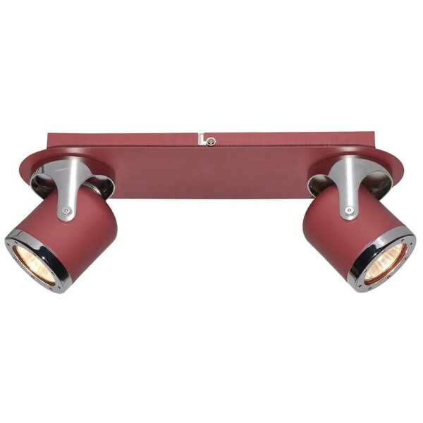 RABALUX April, spot, GU10 2X MAX 5W, crvena, IP20, metal, dimenzije 120x320mm