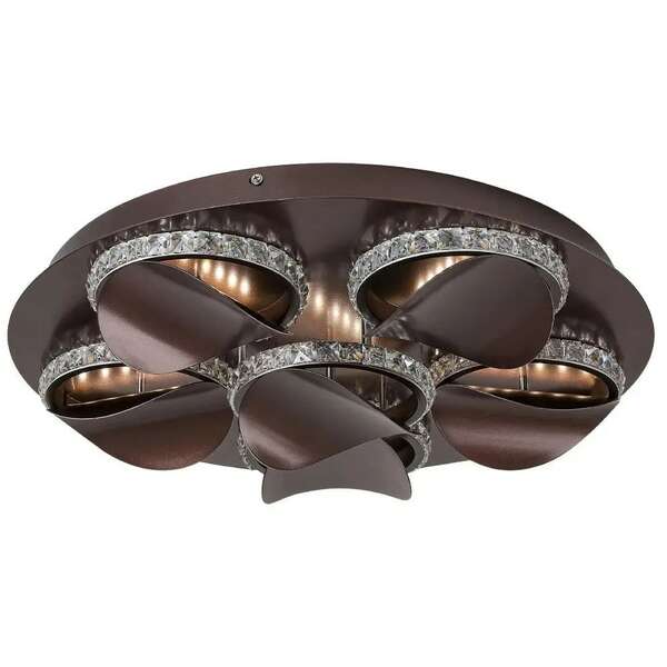 RABALUX Capriana, ceiling, LED 6X6W, moccha