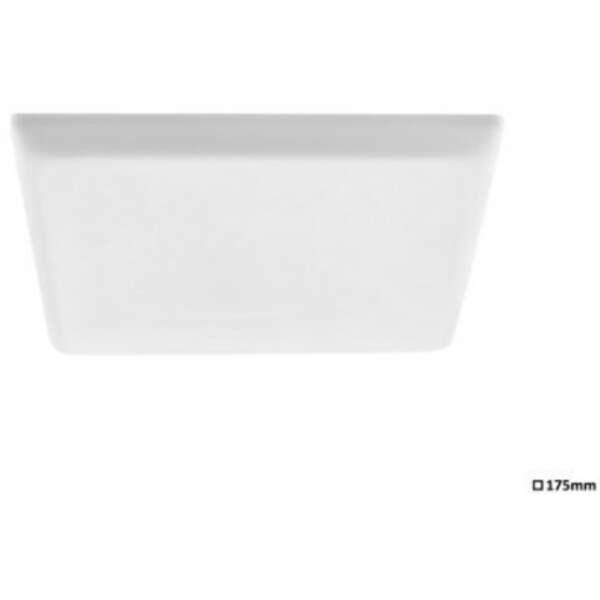 RABALUX Oleg, LED panel beli, 18W, 4000K, 18x18cm