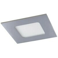 RABALUX Lois, ugradni LED panel za kupatilo IP44, hrom, 3W, 4000K, 9x9cm
