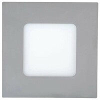 RABALUX Lois, ugradni LED panel za kupatilo IP44, hrom, 3W, 4000K, 9x9cm