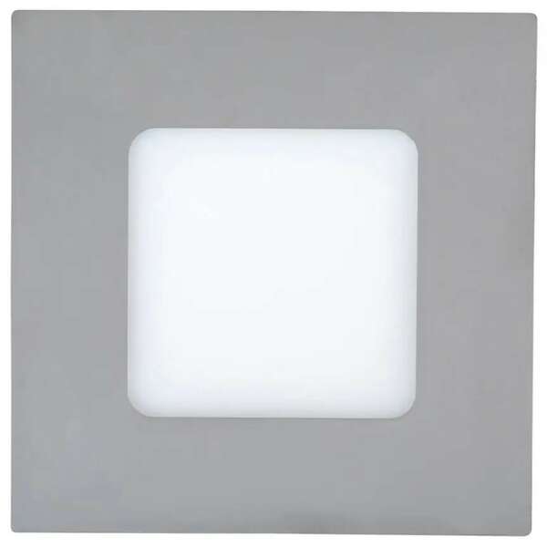 RABALUX Lois, ugradni LED panel za kupatilo IP44, hrom, 3W, 4000K, 9x9cm