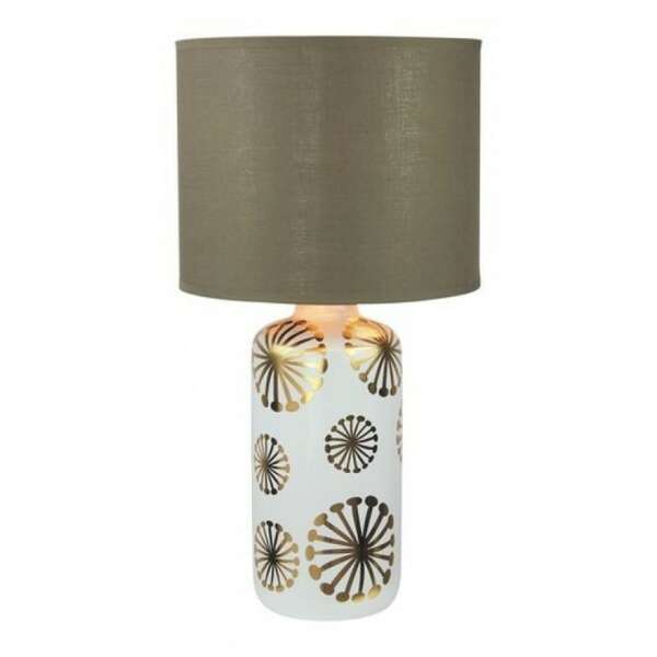 RABALUX Ginger, table lamp, gold/brown, E27 1X MAX 60W, with switch, excl.