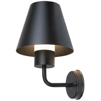 RABALUX Favara, spoljna zidna lampa,  E27 1X14W crna, IP44 ,