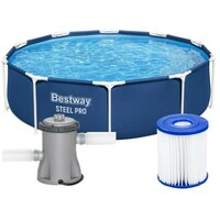 BESTWAY Steel Pro Frame Pool sa metalnim ramom 305×76 cm set sa pumpom